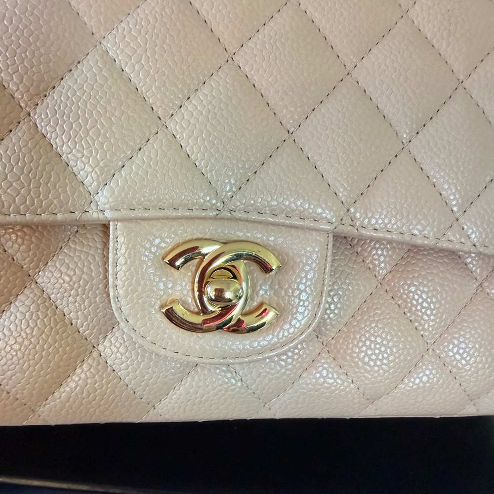 Chanel Beige Clair Medium Double Flap - Picture 5 of 12